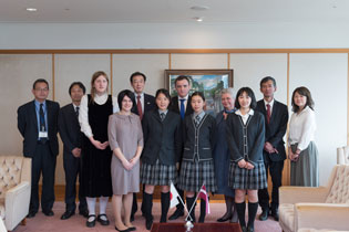 神戸市長への表敬訪問