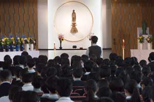 高校生徒会長のお祝いのことば