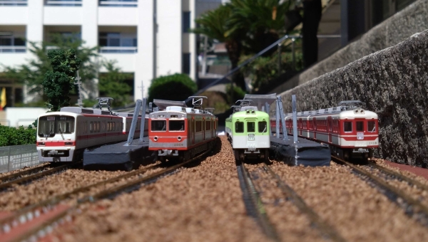 鉄道研究会　全国高等学校鉄道模型コンテスト出展中